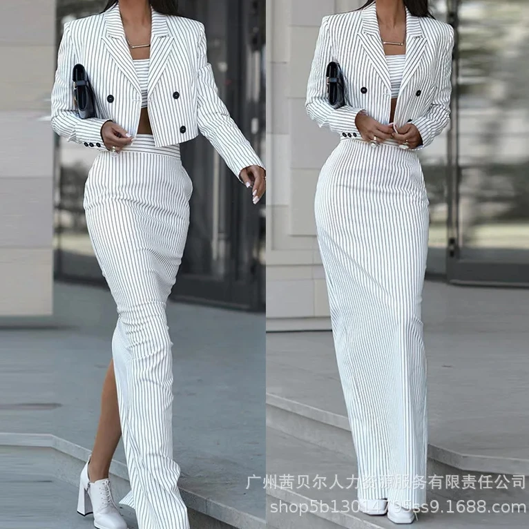 Płaszcz marynarka w paski i ze – Pencil Skirt Midi recenzja i cena