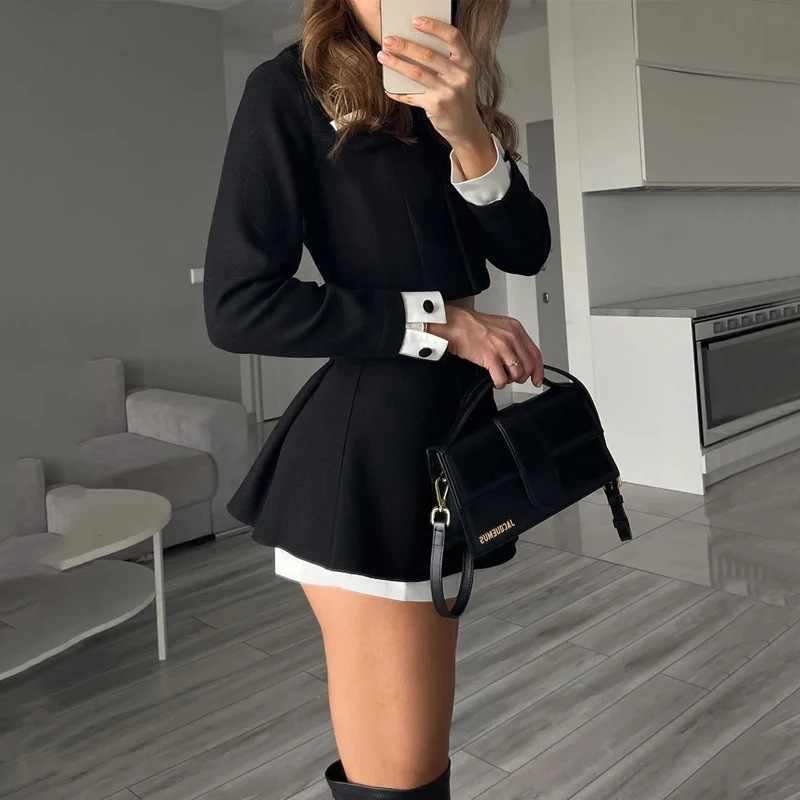 TARUXY Tweed spodenki spódnica – Pencil Skirt Midi recenzja i cena
