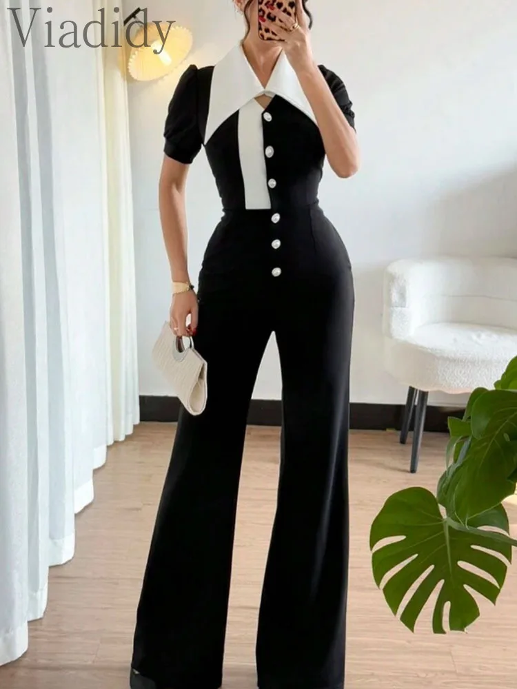 Elegancki damski kombinezon z  – Women'S Formal Jumpsuit Evening Wear recenzja i cena