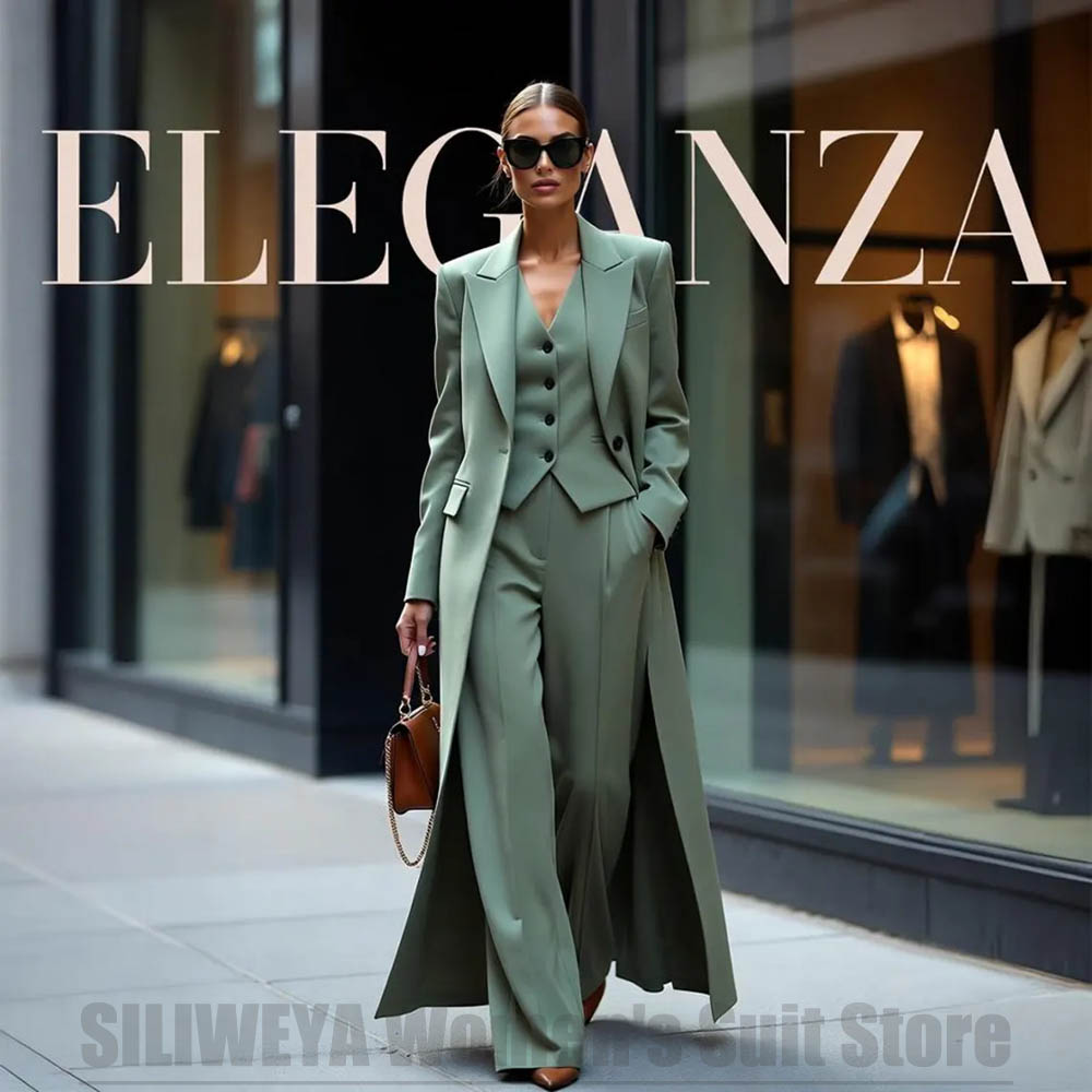 Elegancki damski garnitur trzy – Women Formal Wear With Blazer recenzja i cena