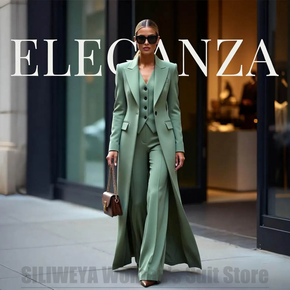Elegancki damski garnitur trzy – Women Formal Wear With Blazer recenzja i cena