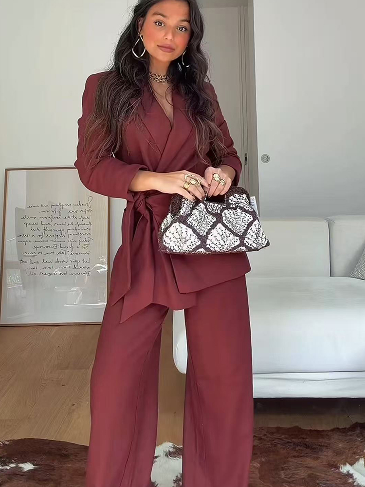Elegancki damski garnitur biur – Women Formal Wear With Blazer recenzja i cena