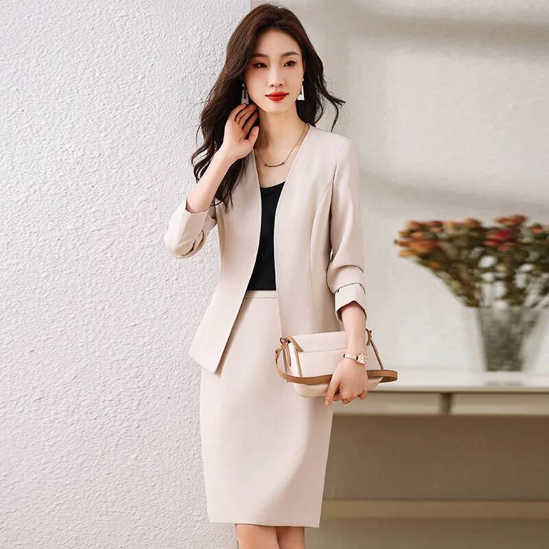 Eleganckie damskie garnitury b – Women Formal Wear With Blazer recenzja i cena