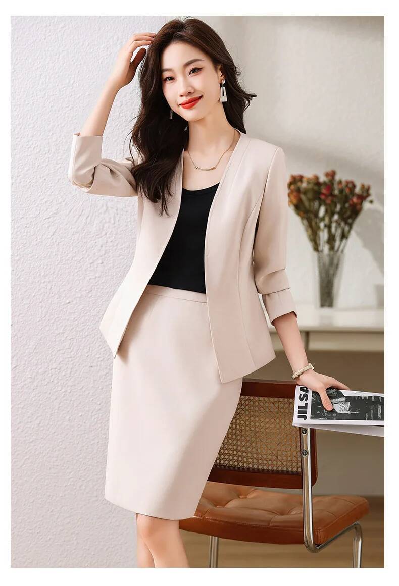 Eleganckie damskie garnitury b – Women Formal Wear With Blazer recenzja i cena