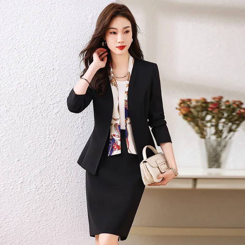 Eleganckie damskie garnitury b – Women Formal Wear With Blazer recenzja i cena