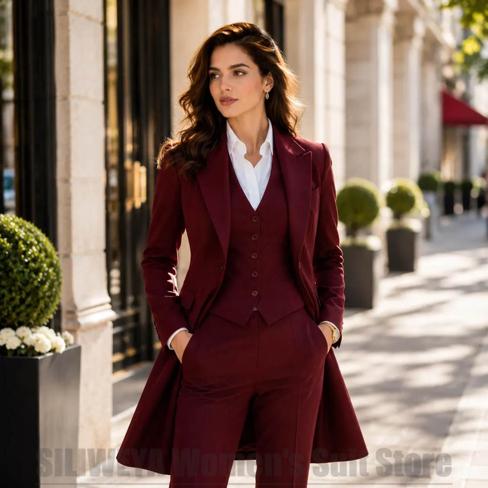 Elegancki damski garnitur 3-cz – Women Formal Wear With Blazer recenzja i cena