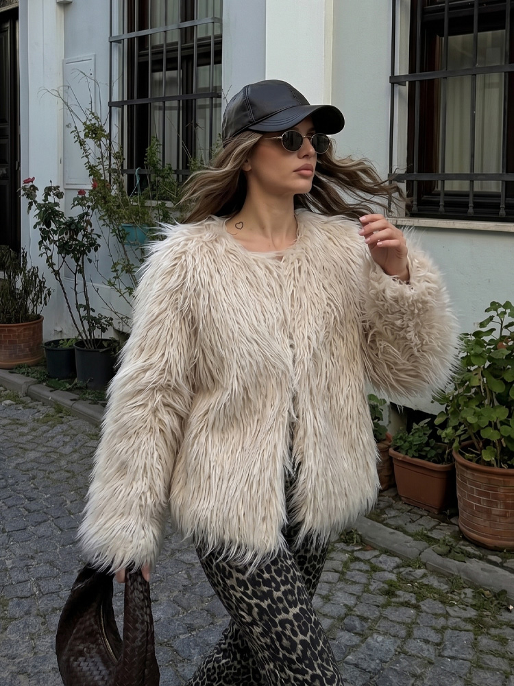 Elegancki damski płaszcz ze sz – Women Formal Wear Stitching recenzja i cena