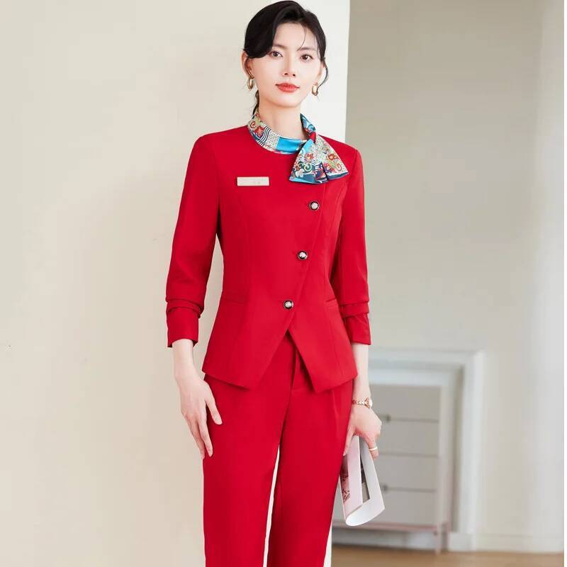 Eleganckie komplety spodniowe  – Women Formal Wear With Blazer recenzja i cena