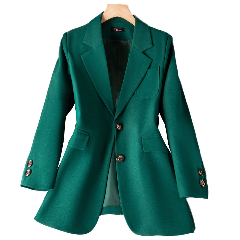 Niebieski czarny zielony damsk – Women Formal Wear With Blazer recenzja i cena